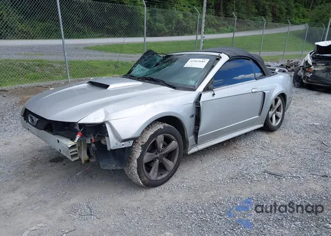 2001 Ford Mustang Gt из США, поврежденный, VIN 1FAFP45XX1F195953